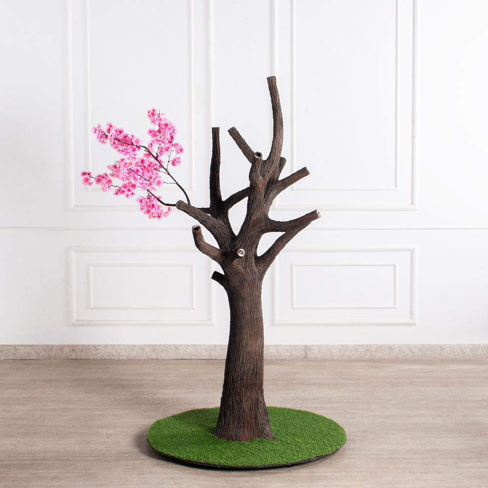 300разб/225-1(з)(F) Сакура искусственная разборная h300см, розовая_4