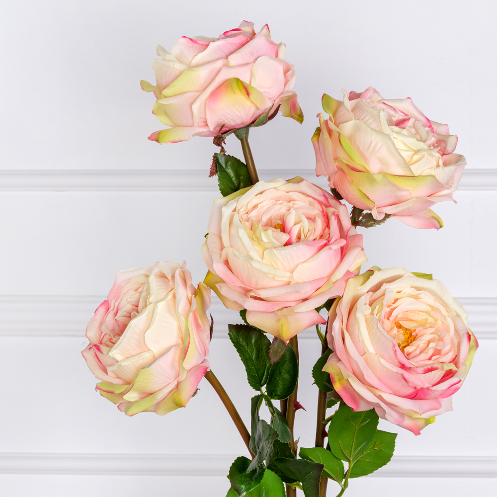 7141А/9120-25/1Р Роза искусственная 1 голова d13,5см, h67см, розовая_1