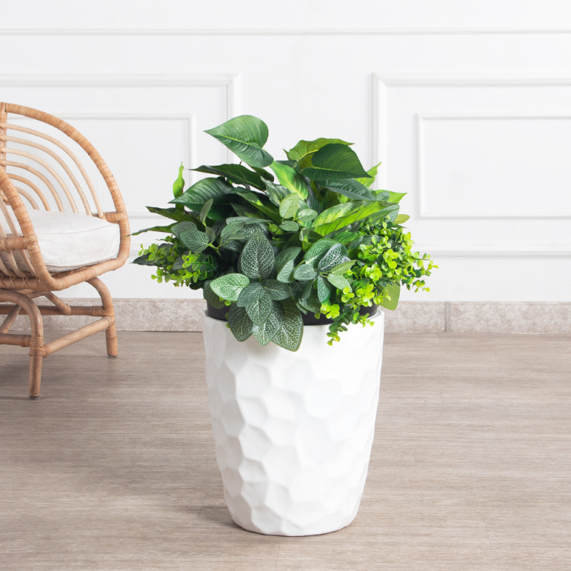 К503-1(з)(F) Композиция искусственная с калатеей h 40 d 60 в тех.кашпо d 32_1