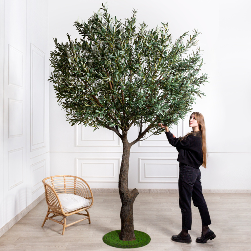 310ГБст/Разб/Т/465-1(з)(УУ)(Пр)(Fix)(F) Оливковое дерево искусственное  разборная h310см