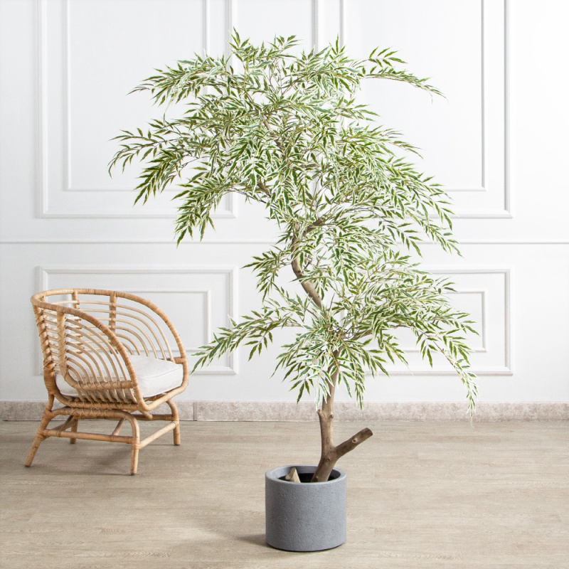 170/РН/АСС/701(Пр)(F) Магония искусственная h170см,зелено-белая,(латекс)_1