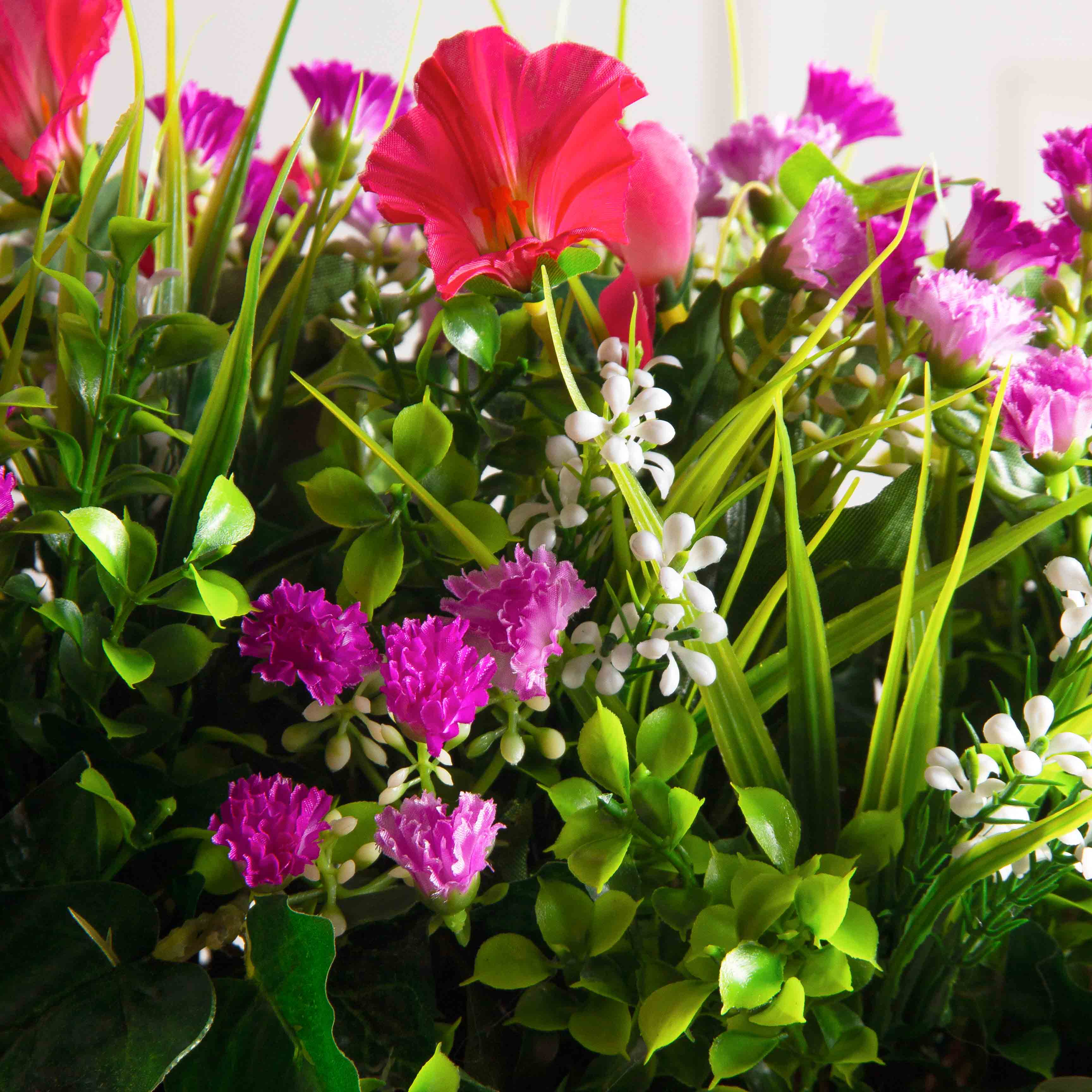 Ц601-4(з.)(F) Петуния ампельная (розовая) h17см(латекс) в кокосовом боксе 35х15х17см_4