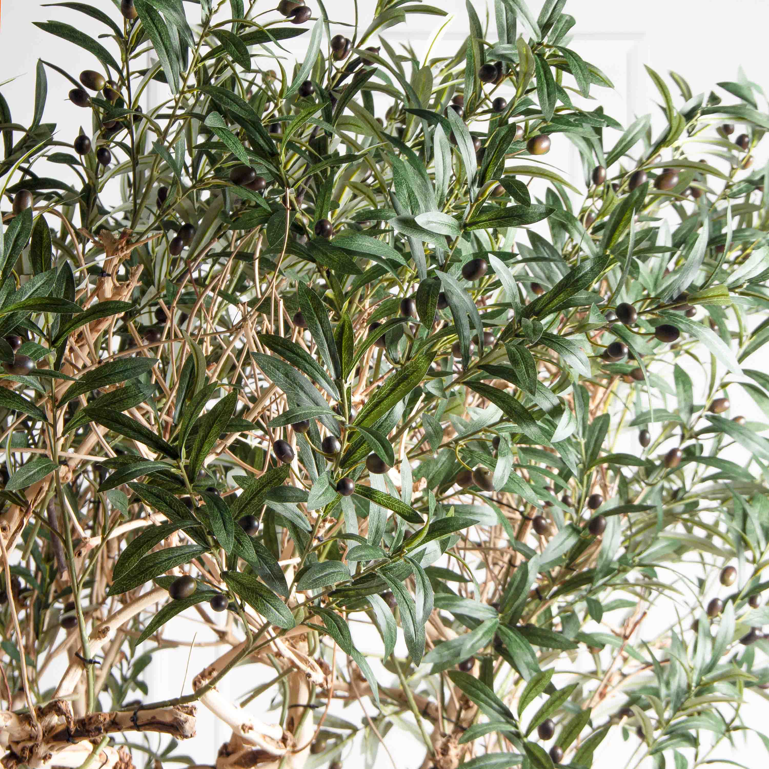 230ГБст/Разб/АСС/Д3х3/465(F) Олива искусственная интерьерная разборная на витом стволе h230см_6