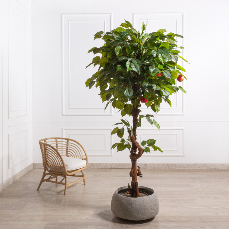 220/ОС/35(F) Яблоня искусственная с плодами h220см(латекс)