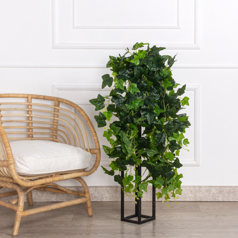 КС78-2(з) Хедера искусственная ампельная в кашпо d11см_2