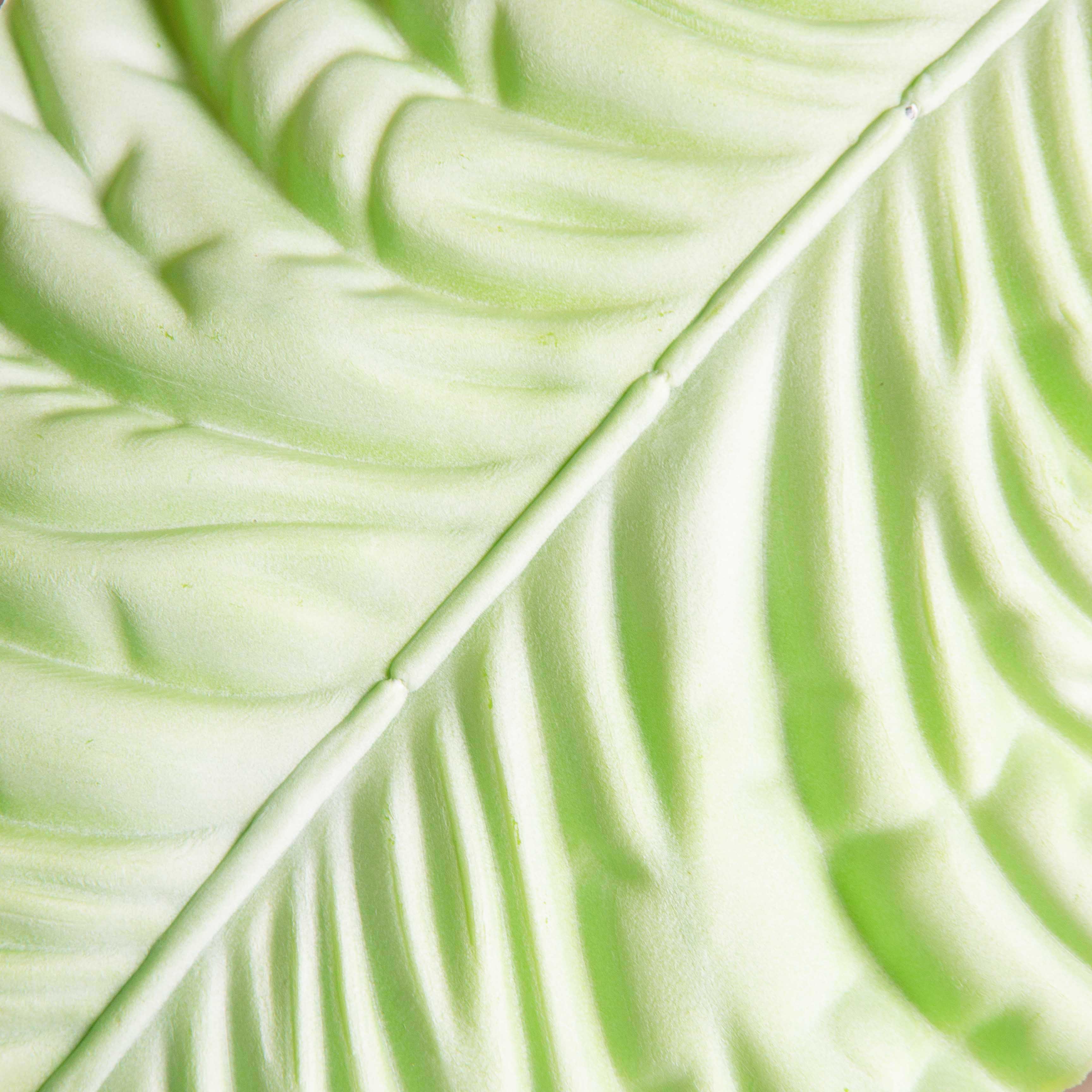 110/К/408-1(з)(F) Каладиум искусственный куст h110см (плотный силикон) мята_5