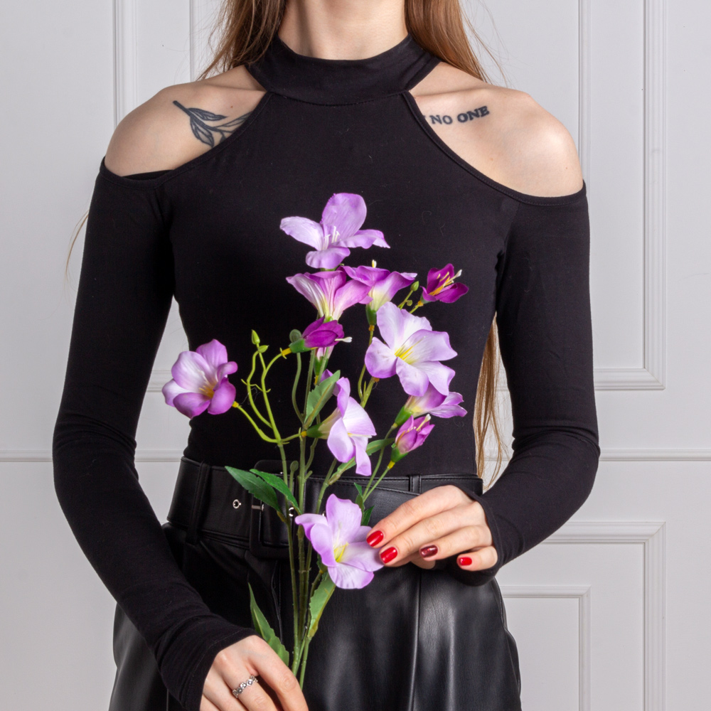 7141А/9120-21/17Р Жасмин  искусственный h80см, фиолетовый_4