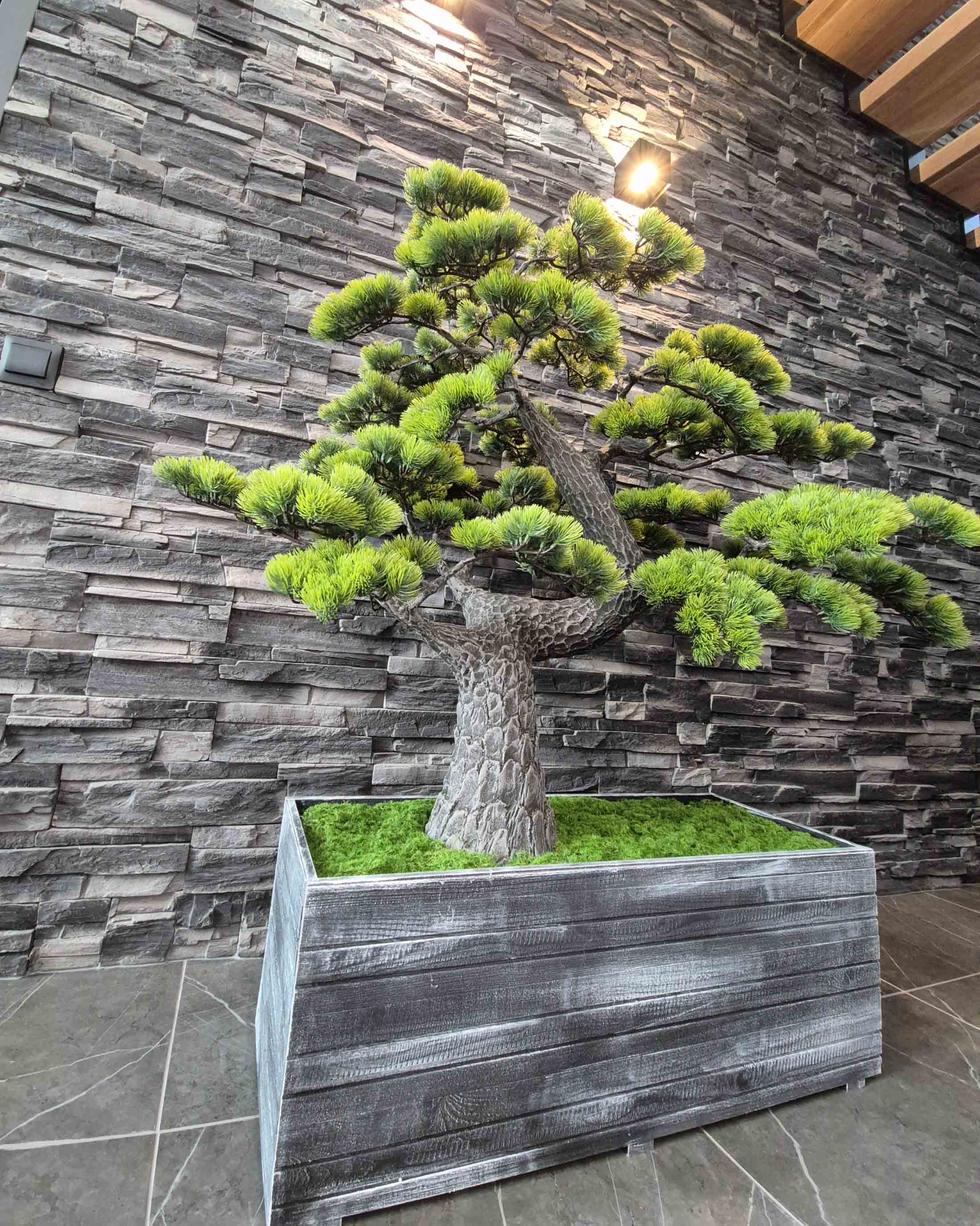 110МЕТ/ДС/РУ/520(з)(Пр) Бонсай искусственный Сосна h110см_5