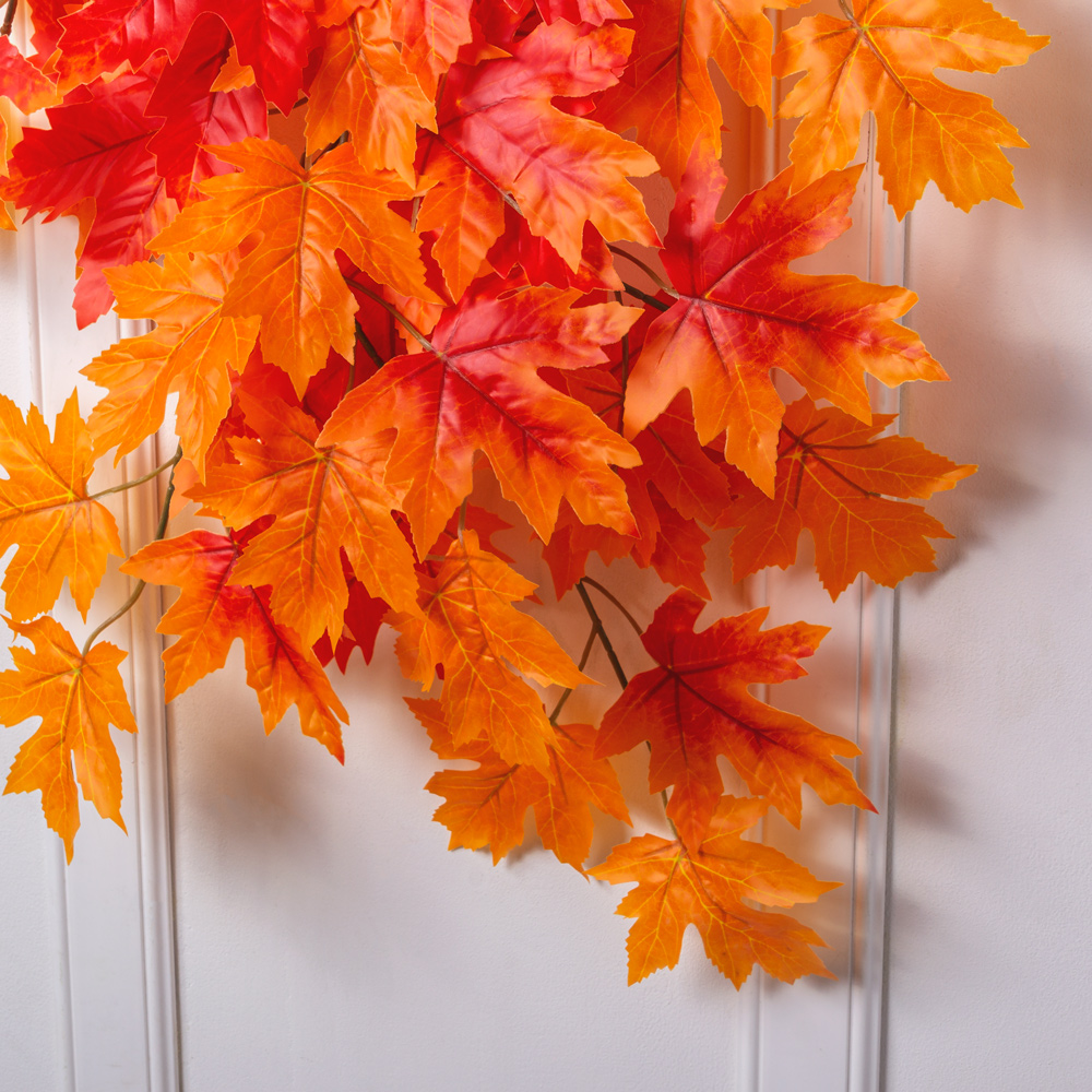 Л112(з) Лиана искусственная с клёном L100см_2