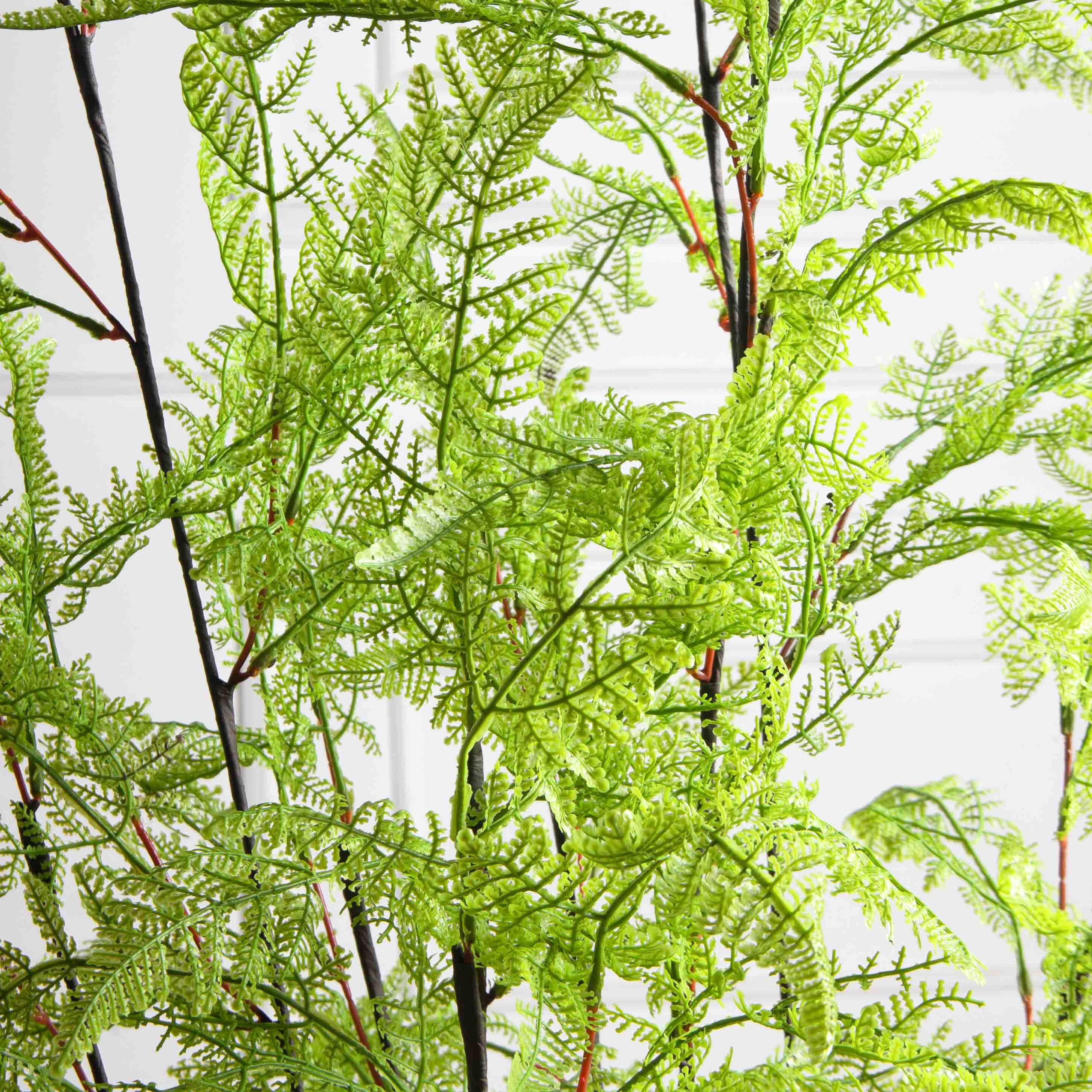 120/К/ОС/204(F) Папоротник Даваллия искусственный куст h120см (латекс)_4