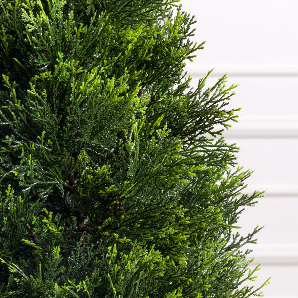 Т150/1466(Пр)(F) Туя искусственная конус Люкс д/улицы h150см (искусственный ствол)_1