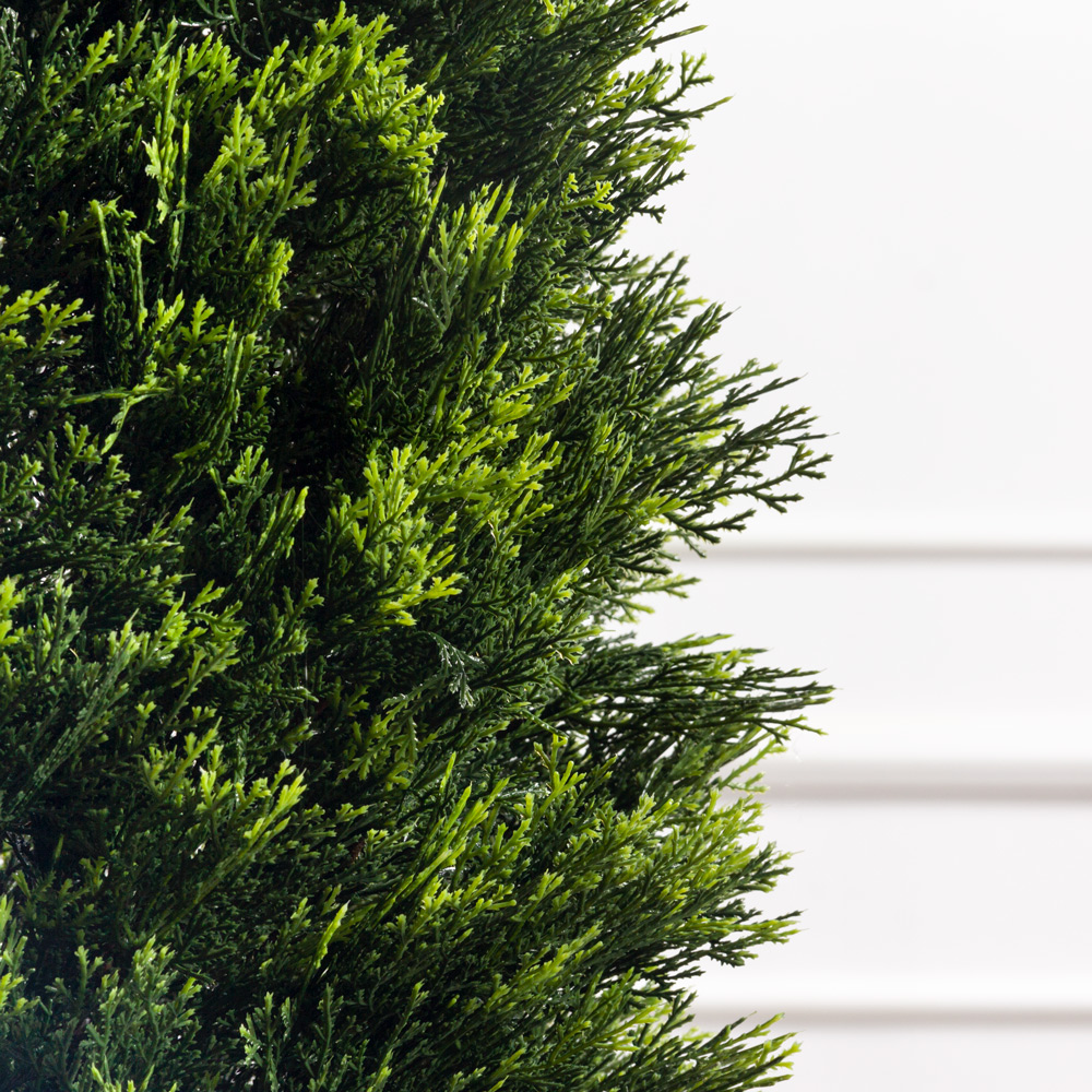 Т210/1466(F) Туя искусственная конус Люкс д/улицы h210см (искусственный ствол)_2