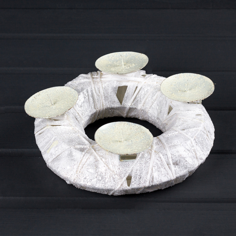 11/6004C Подсвечник НГ под 4 свечи 20см