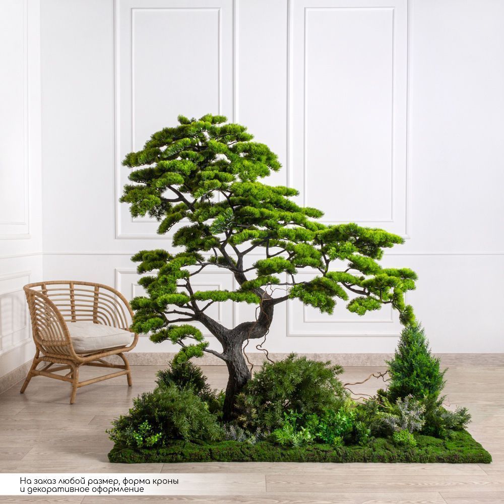 170МЕТ/ДС/РУ/30(з)(Пр) Бонсай искусственный Сосна h170см_1
