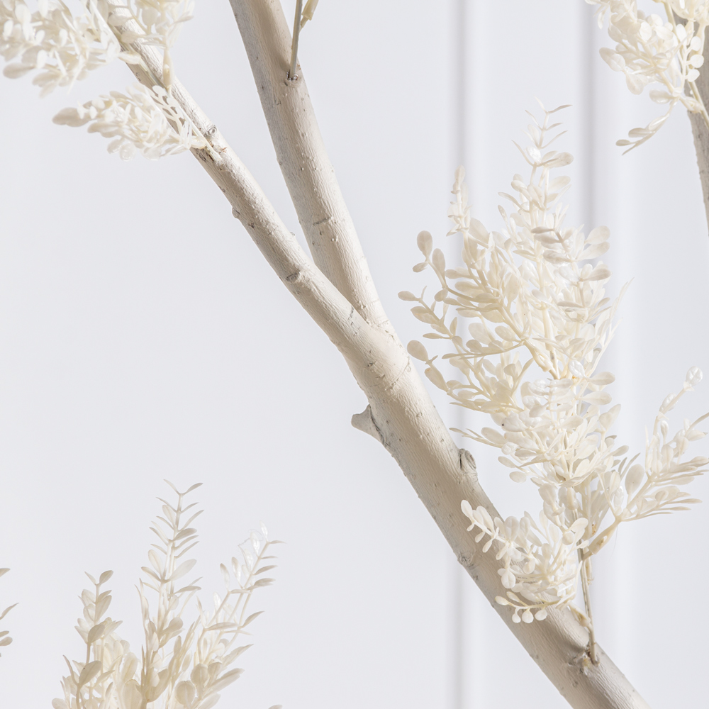 350/РН/ОК/535(F) Дерево искусственное интерьерное h350см d100см, белое_4