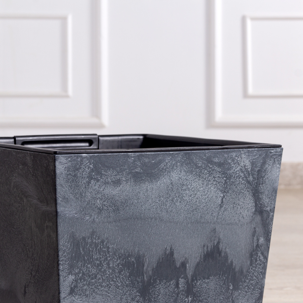 707/К2707/067039(F) Кашпо 29,5х29,5х h29,5см anthracite_2