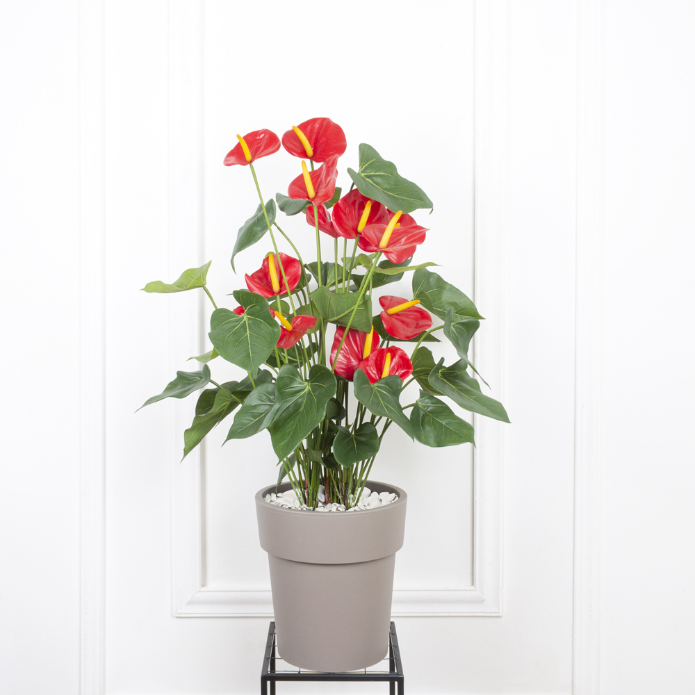 707/К2702/М3166(Fix) Кашпо Тубус d25см, h25см, 5л, серое_1