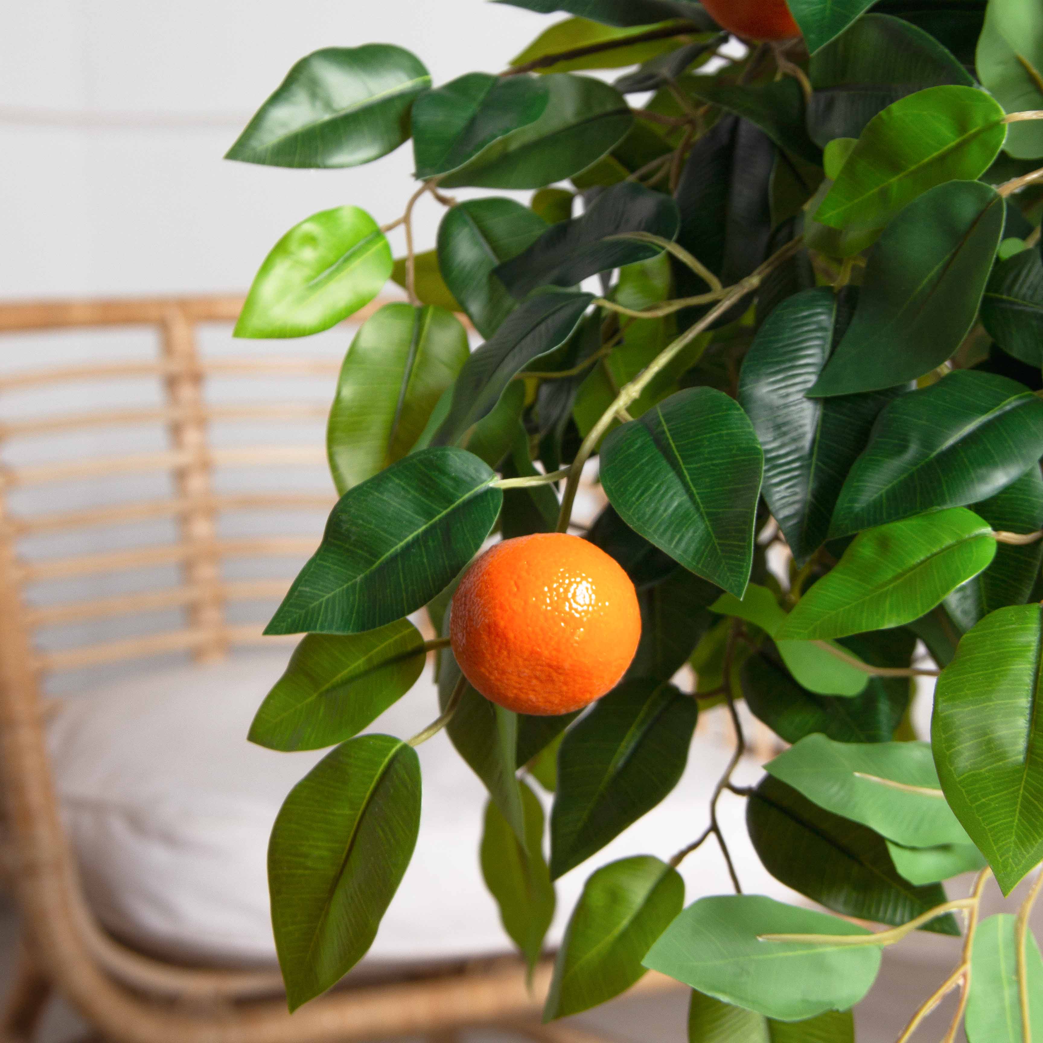 БП040/10М(П)(з)(F) Бонсай искусственный Мандарин с плодами h40см (латекс)_2