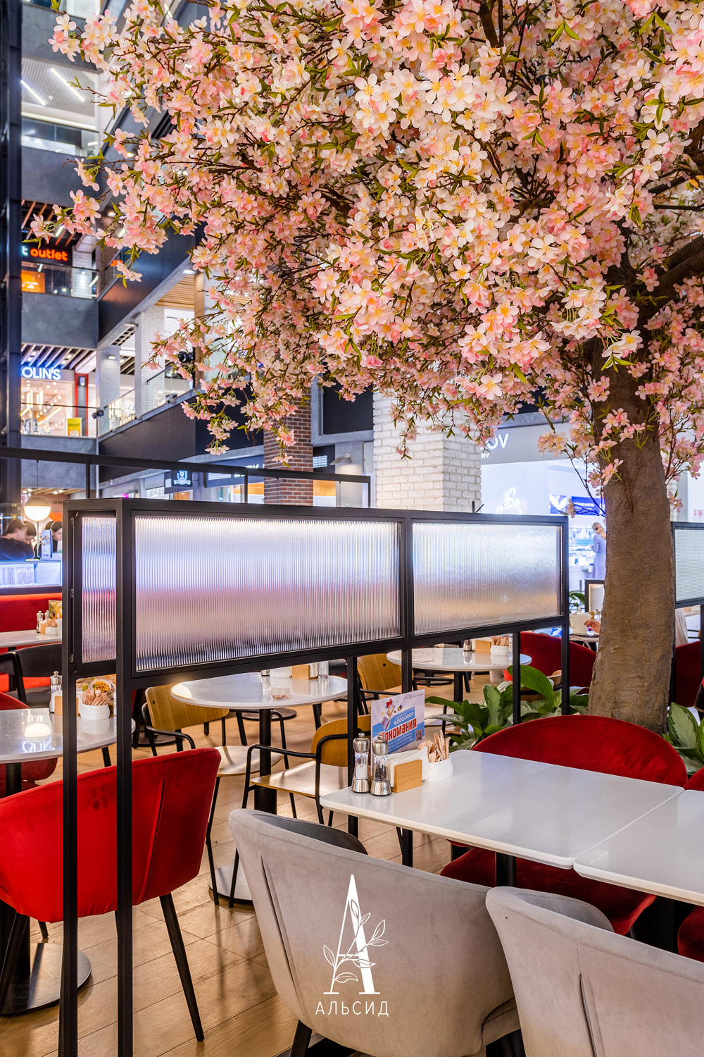 310разб/491(з)(F) Сакура искусственная разборная h310см, d440см_9