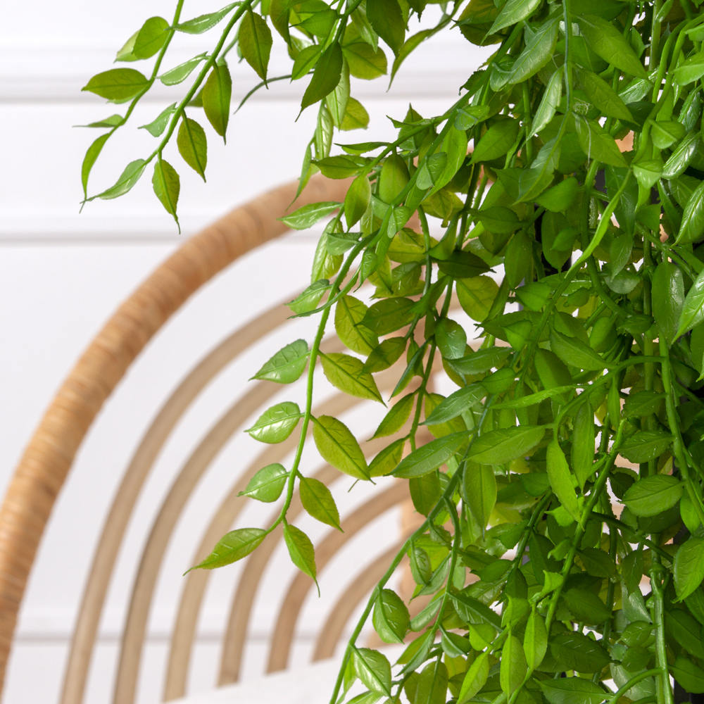 КЗ/51(з) Композиция искусственная Даксин ампельный в кашпо d11см_2