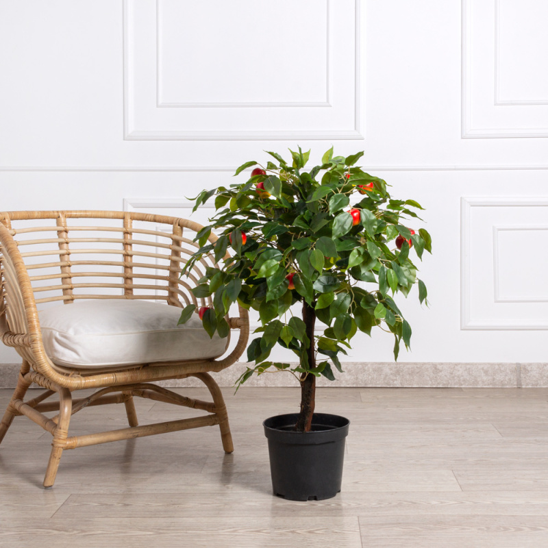 085/ОС/38(з) Яблоня искусственная с мини плодами h85см, d50см