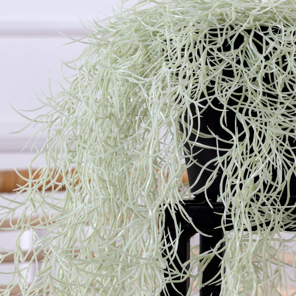 КС81 Тилландсия искусственная ампельная в кашпо d11см_4