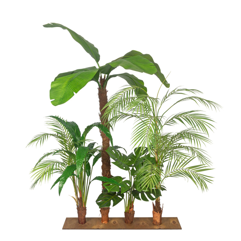 К403(з.) Композиция искусственная Тропический микс на основании 78х15см