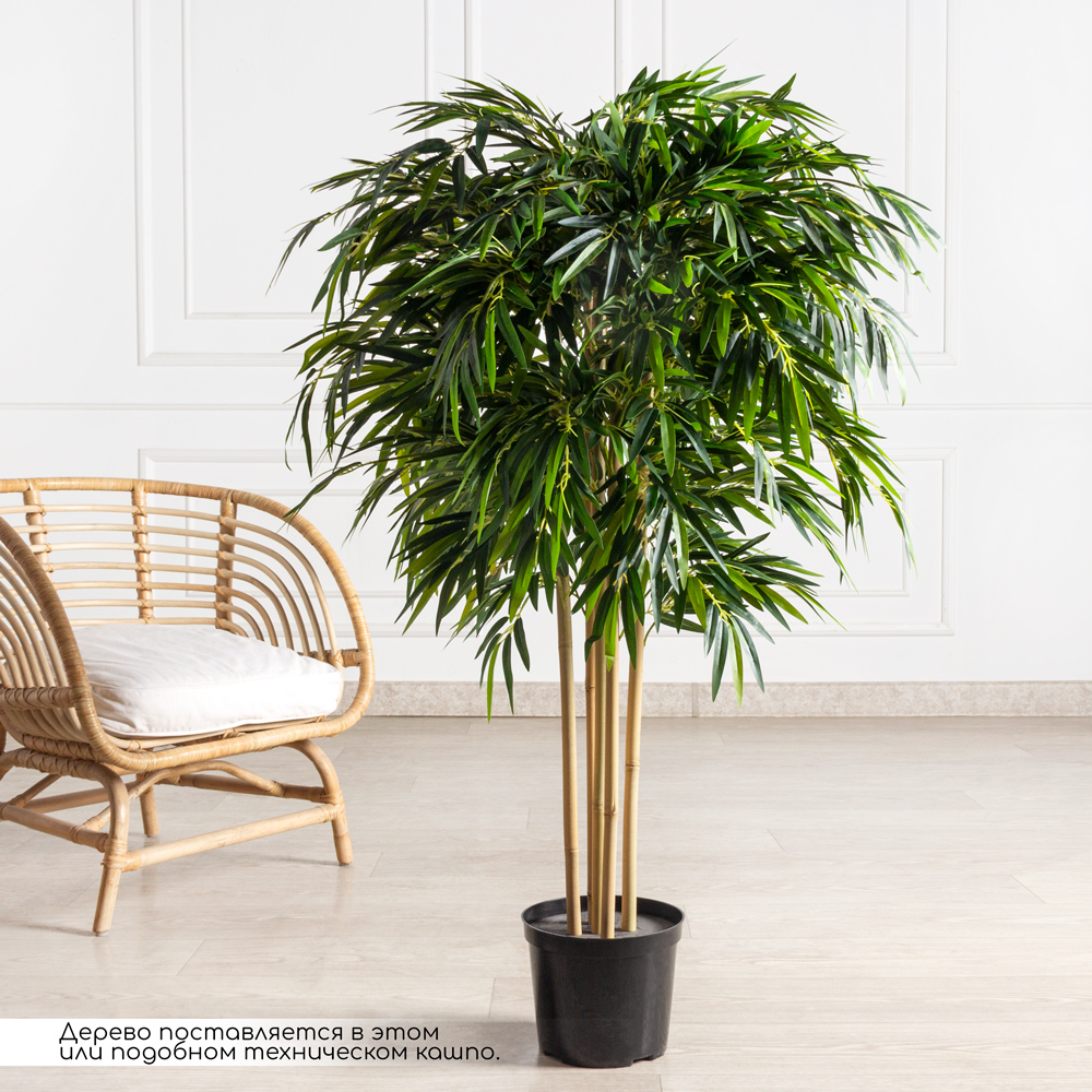 120/75/1(F) Бамбук искусственный 5 стволов, h120см (латекс)_1