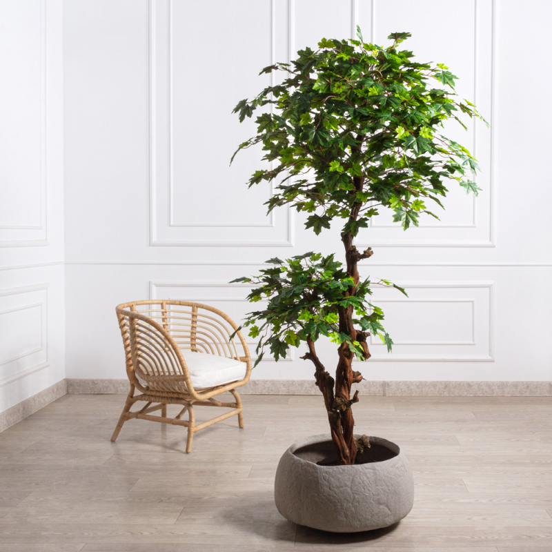 180/2К/ОС/163(F) Клён искусственный крупный лист h180см