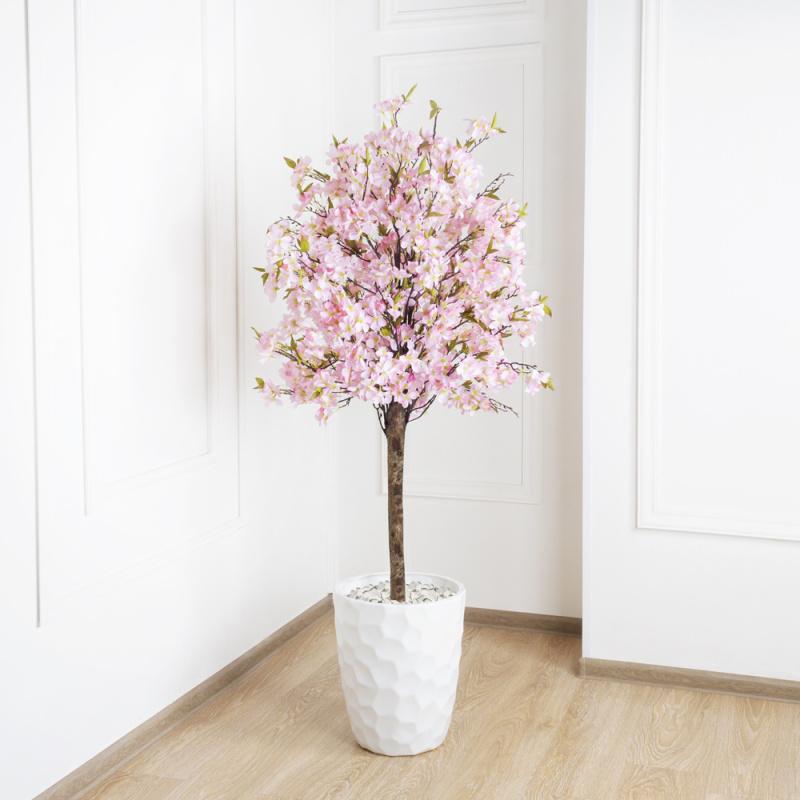 140/РН/493 Сакура искусственная h140см, розовая