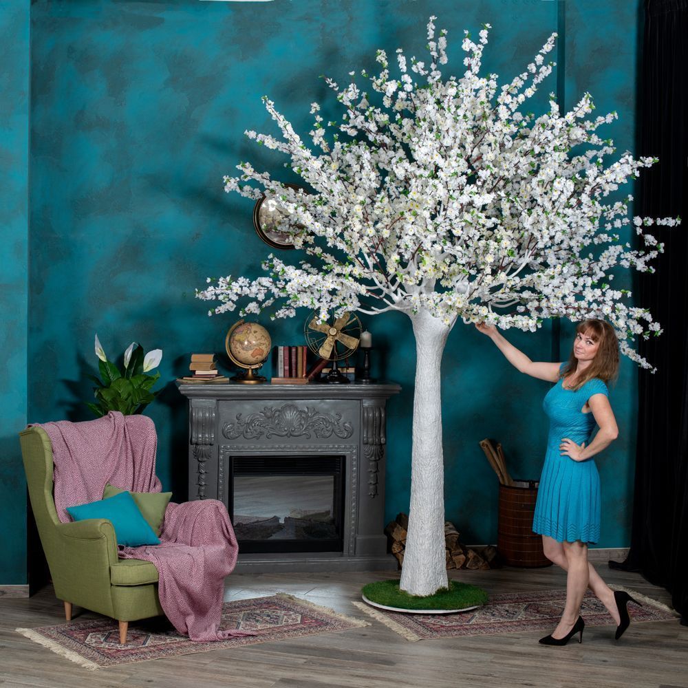 320разб/46-1 Сакура белая разборная (ширина кроны-200см)h-320_3