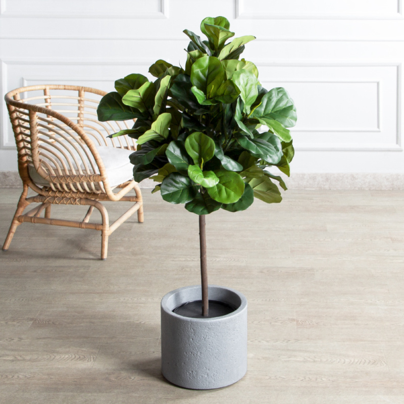 110/К/499(Sale)(F) Фикус Лирата искусственный h110см_1