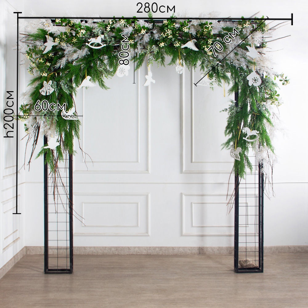 ДЛ192(Пр)(Fix)(F)Декор вход.группы h200см н/прутьях, прист.скандинав.стиль_2