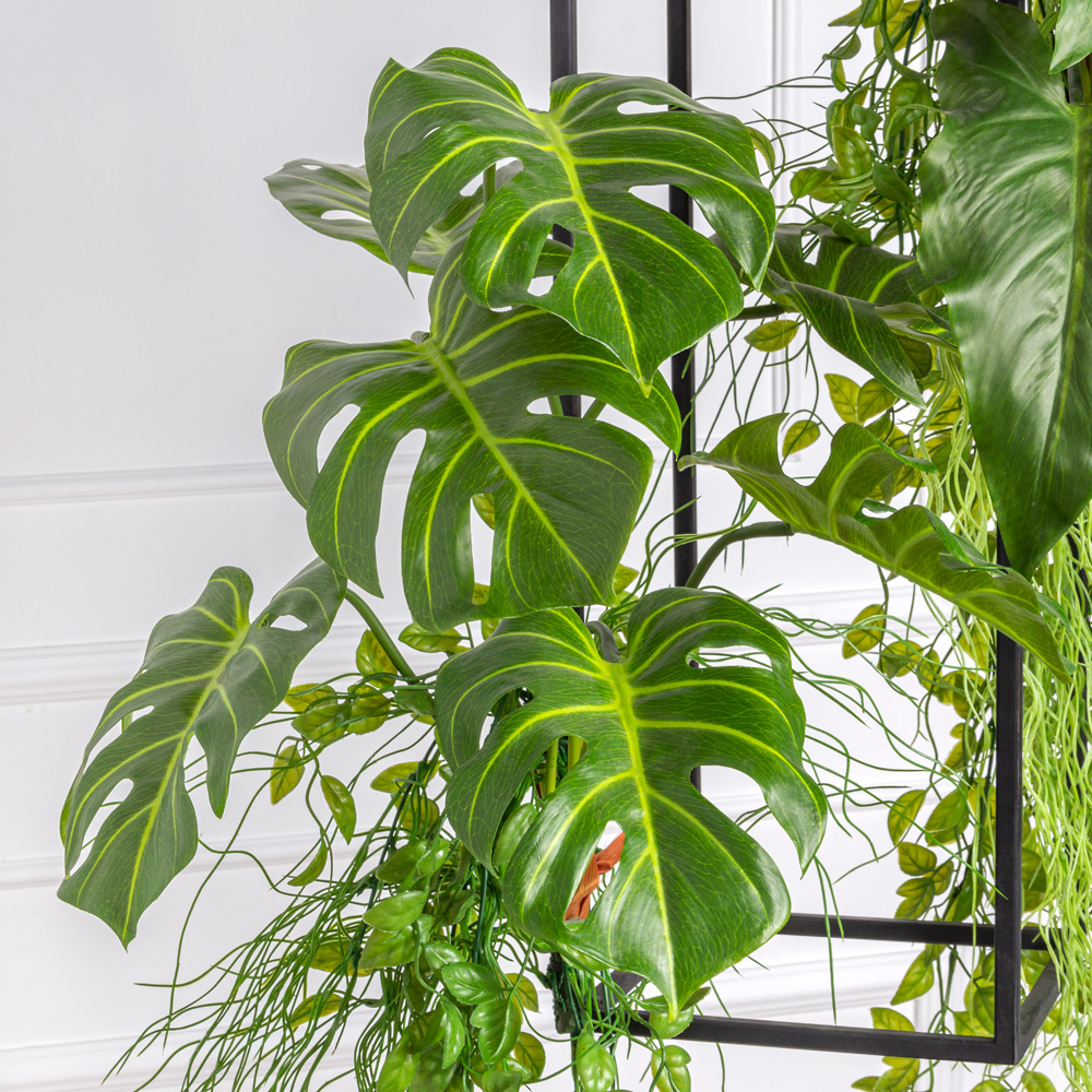 КМП4 Композиция Тропический микс h55-60см на металлической подставке h55см_4