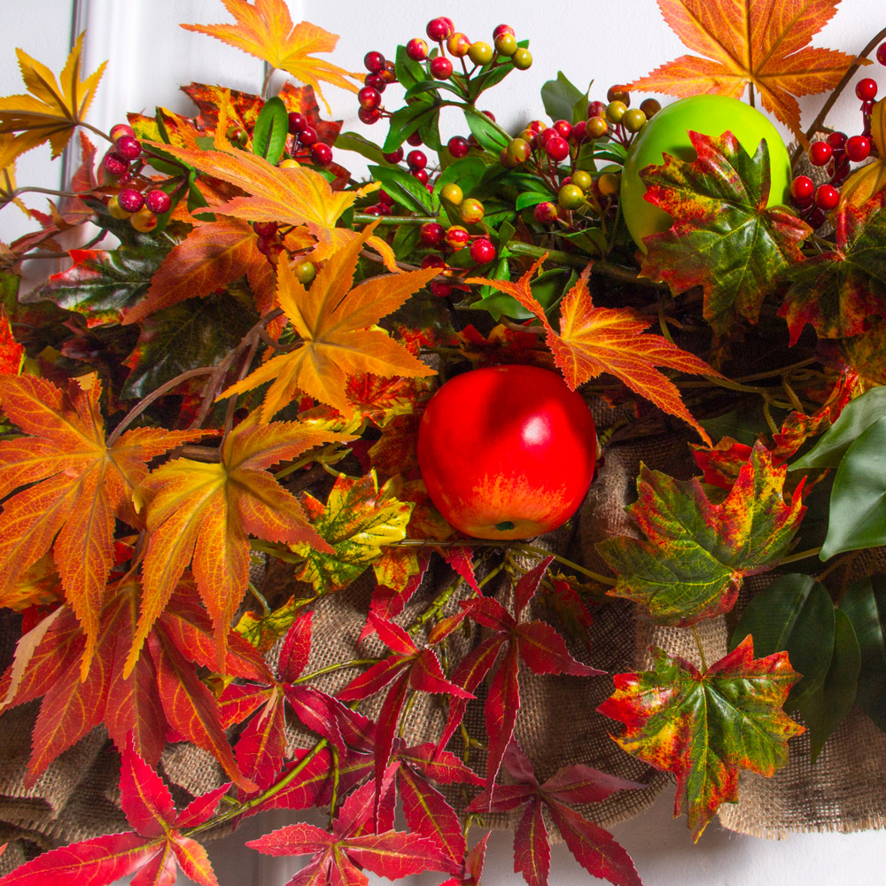 Л142(Пр)Promo Лиана искусственная осенняя с кленом L100см_2