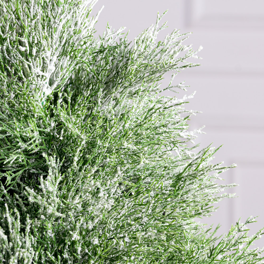 045/НГ/508(Пр)(F) Кипарис искусственный  глиттер h45см_1