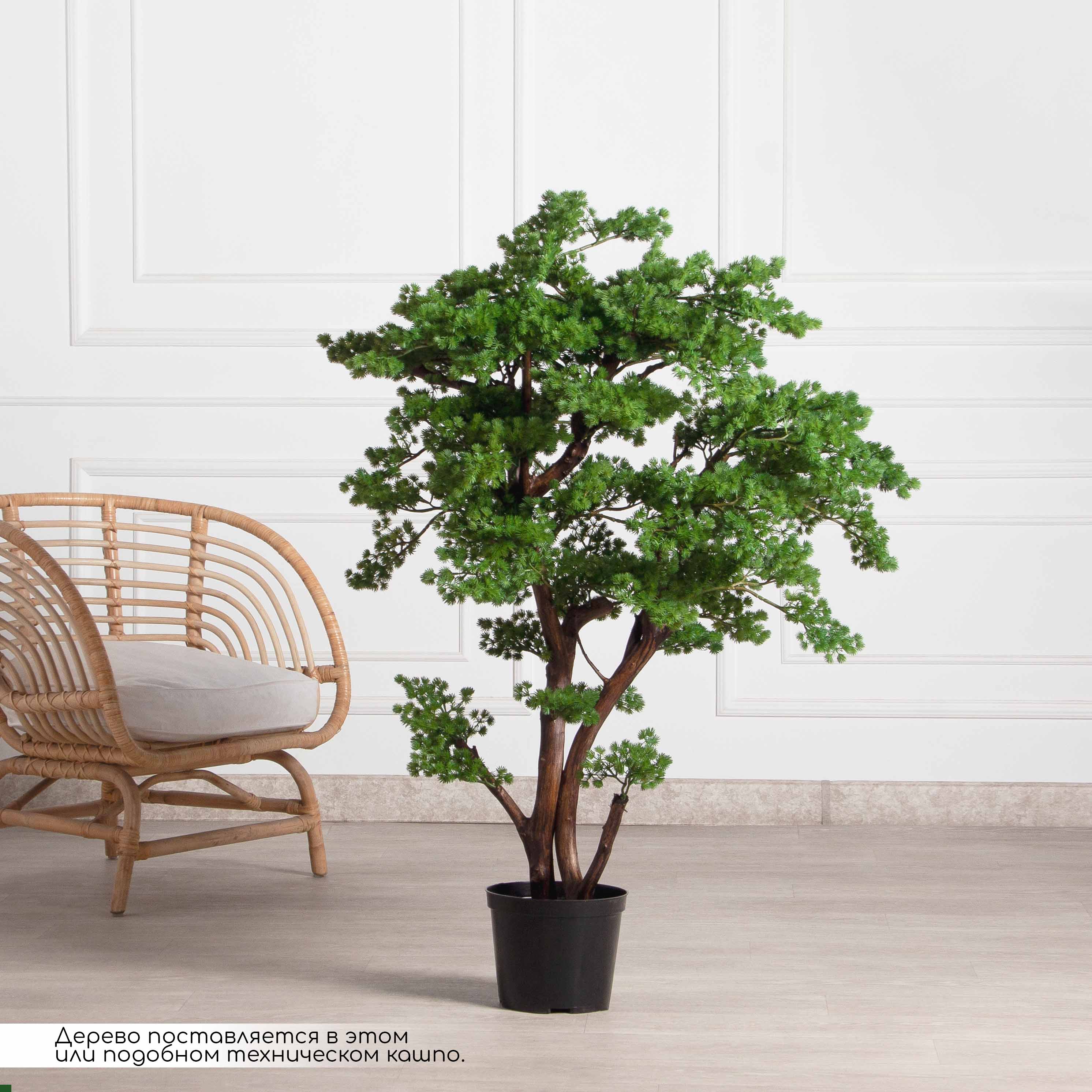 БС110/ДА/427(з)(F) Бонсай искусственный Сосна h110см_2