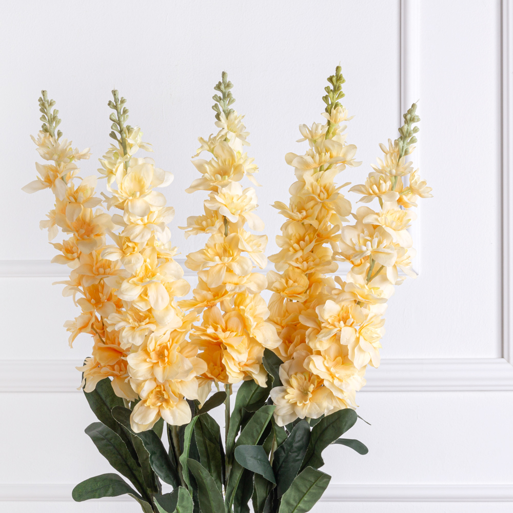 7141А/9149-07/4(АКЦИЯ) Левкой искусственный h90см, кремовый_1