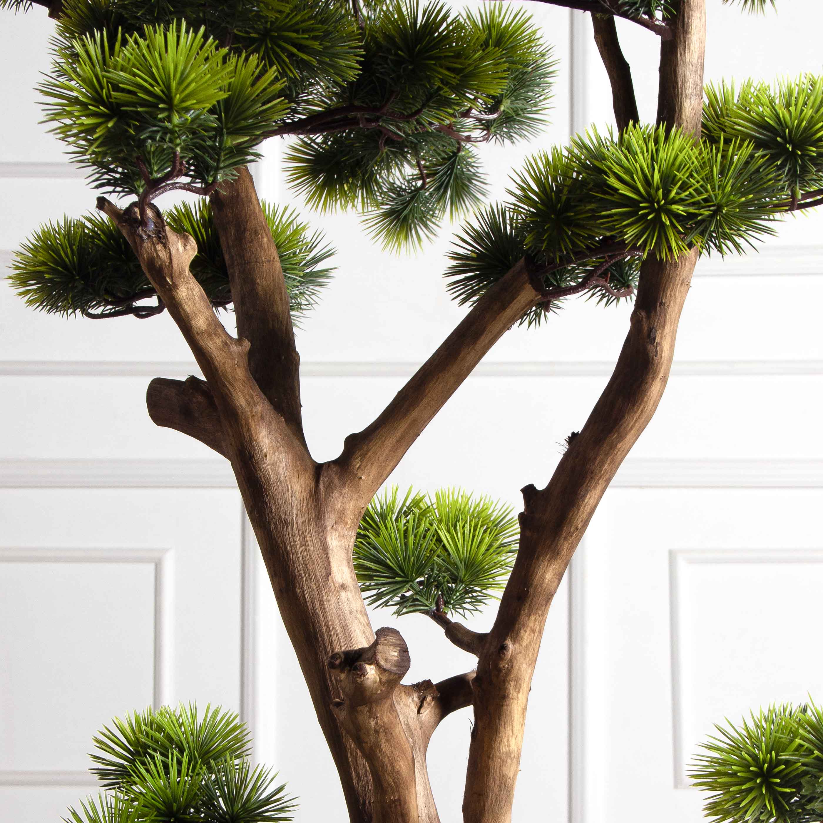 БС110/ДА/520(з)(F) Бонсай искусственный Сосна h110см_5