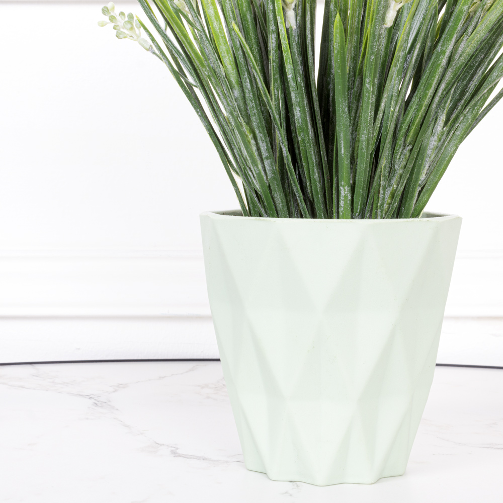 КС/О53-1 Мускари в декоративном кашпо d11.5см (белые)_2