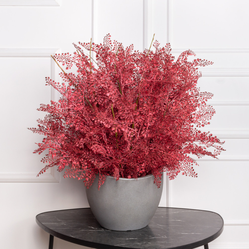 070/РН/488(з) Альбиция искусственная интерьерная h70см, бордовая_5