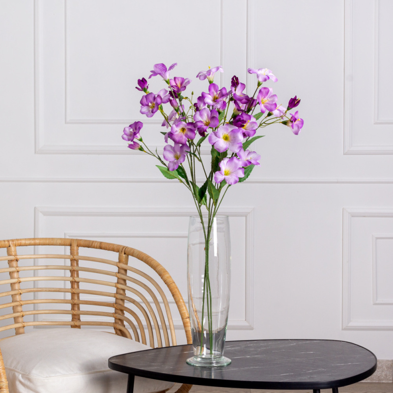 7141А/9120-21/17Р Жасмин  искусственный h80см, фиолетовый