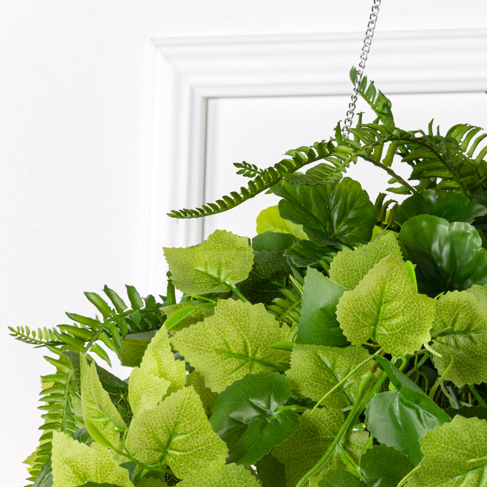 ККВ08-1(з) Композиция искусственная с плющом винограда d50см, в коковите d20см _1