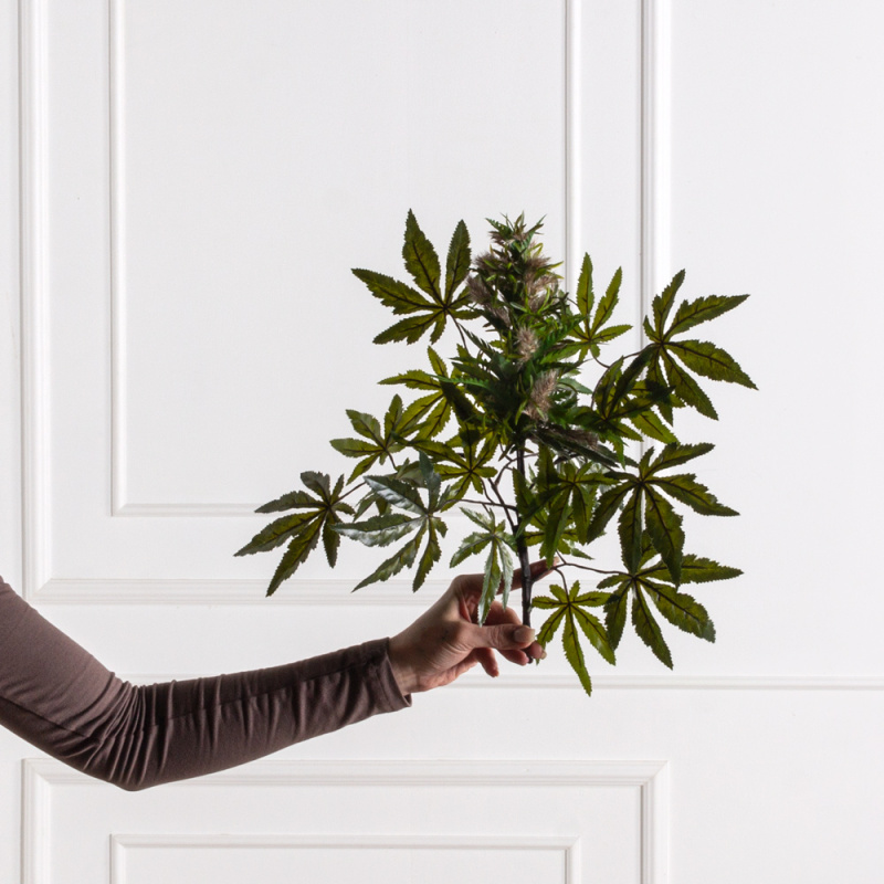 030/400(з)(F) Конопля искусственная ветка h30см_6