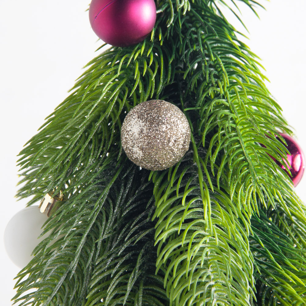 ККД15/289-2(Пр)(F) Кокедама искусственная Ёлочка малая d15см_2