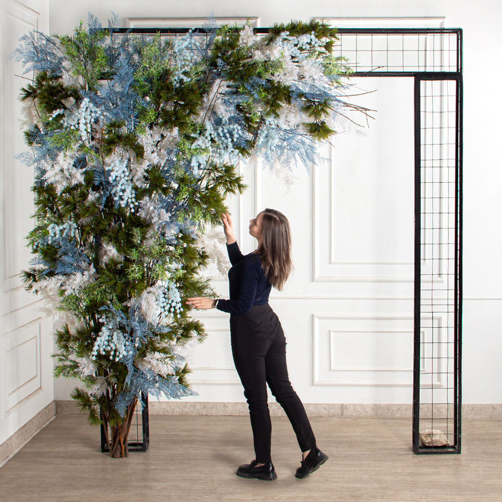 ДЛ187(Пр)(Fix)(F)Декор вход.группы h290см н/прутьях, прист.бело-синий_3