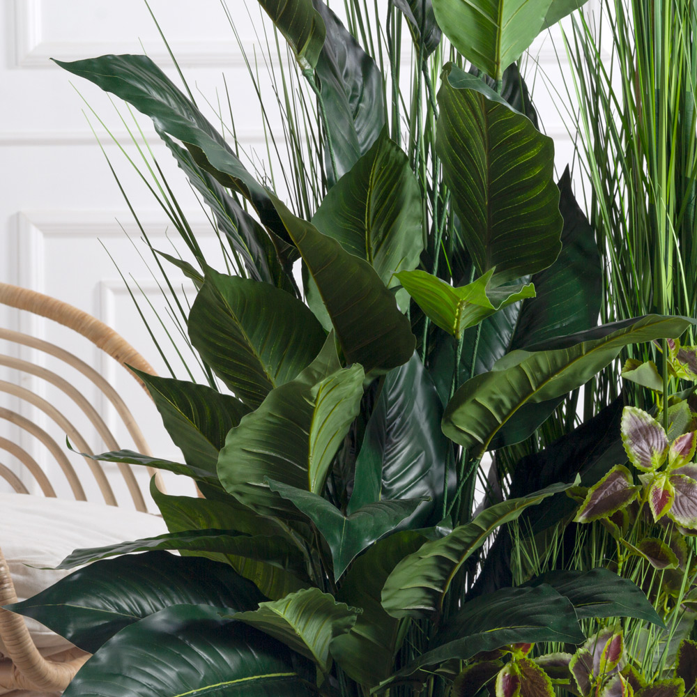 ВМ100(Пр)(F) Вставка зеленый Микс с травой на основании 95х35х10см_3