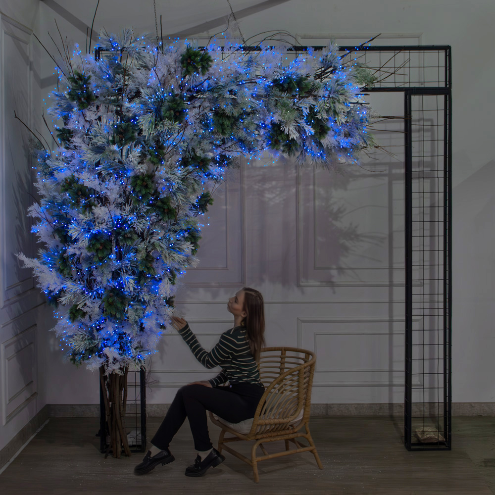 ДЛ181/СВ03с(Пр)(Fix)(F)Декор вход.группы h300см н/прутьях, прист.с гирляндой 