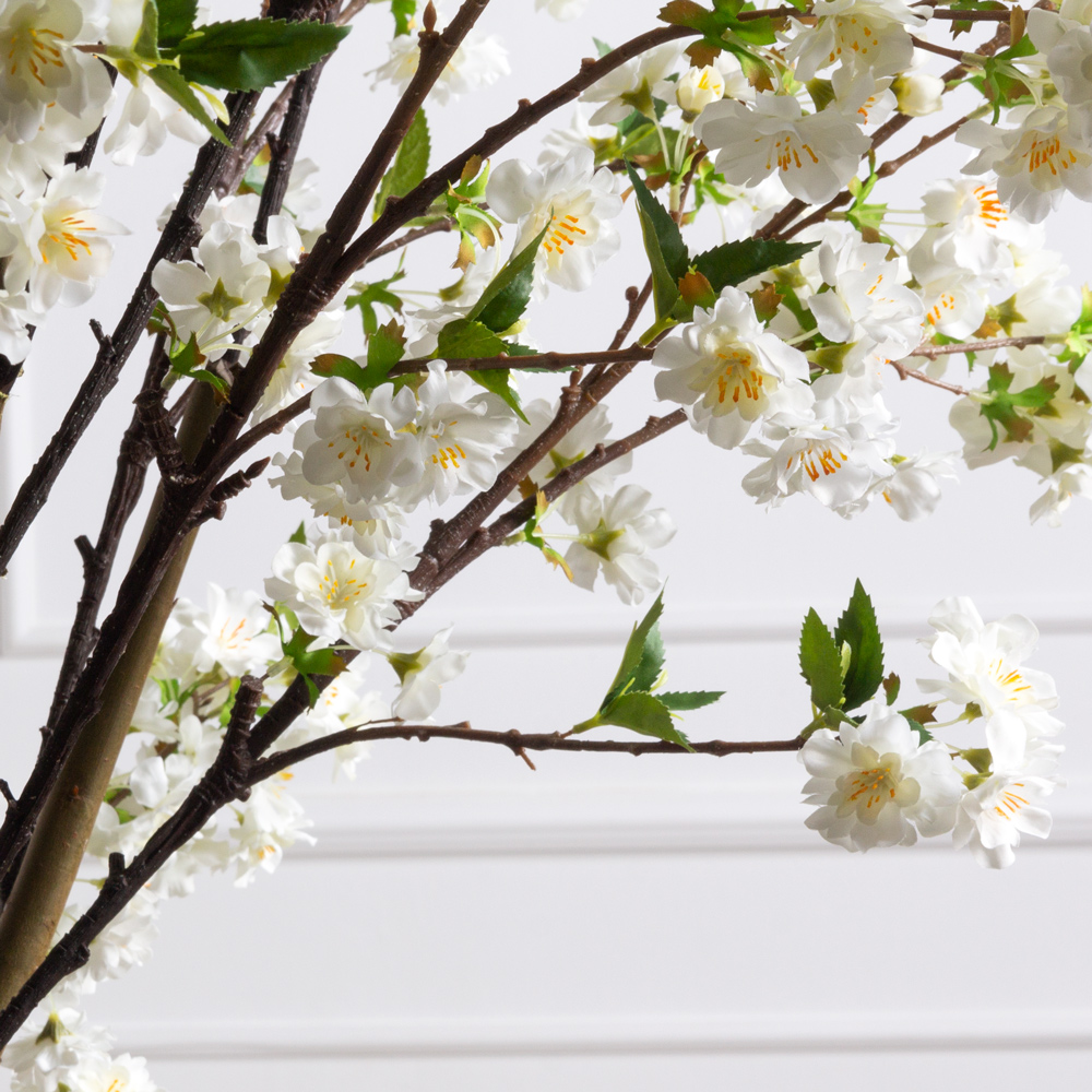 240/РН/491(з)(Пр)(F) Яблоня искусственная цветущая h240см, d140см, белая_2