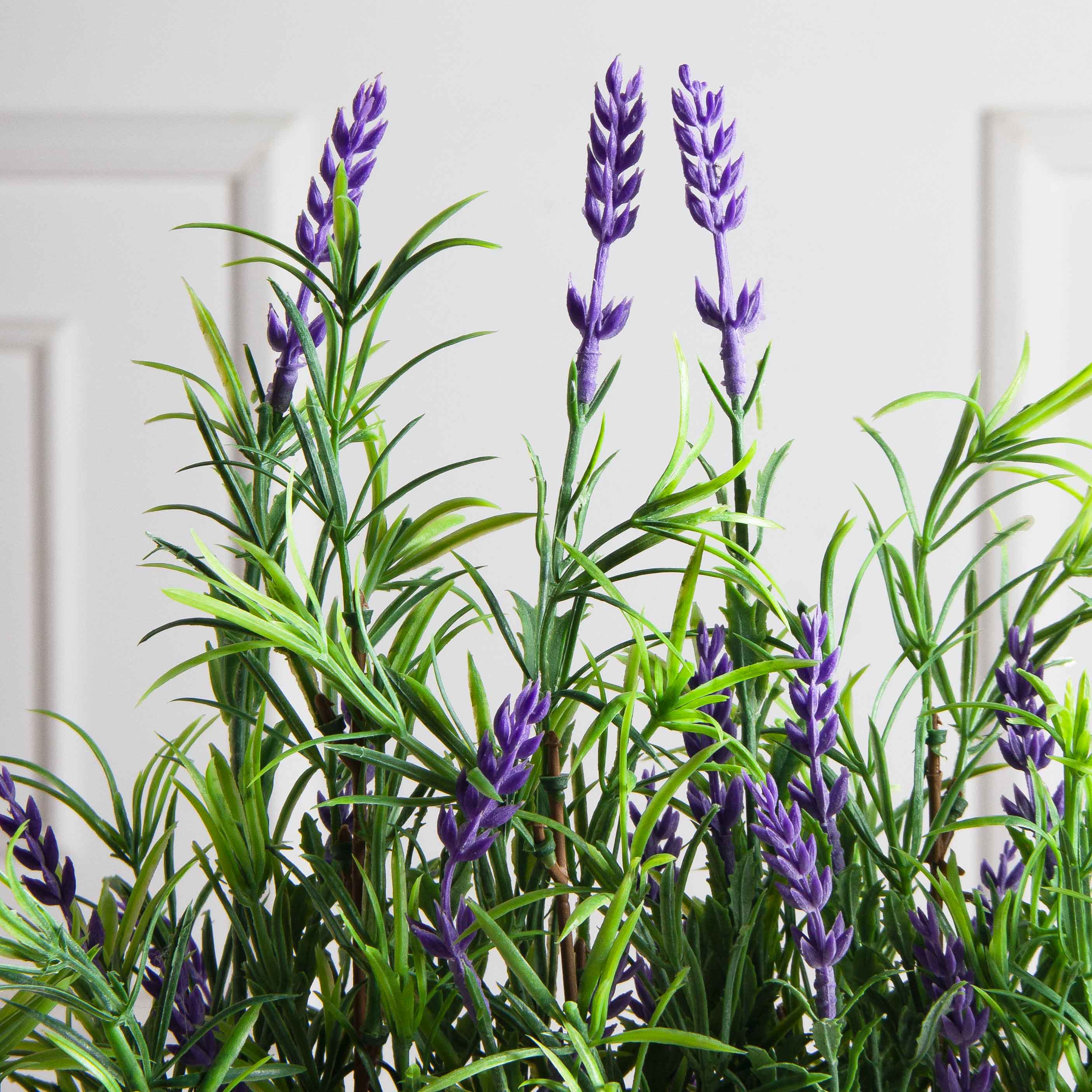 ТД026(F) Лаванда искусственная h20см в кокосовом боксе 25х8х8см_3